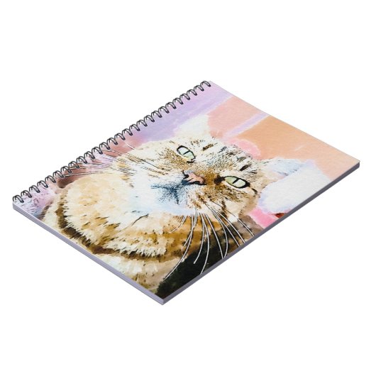 Cat-Notebook - Funktion für Hinweise, Ideen und Sk Notizblock (Linke Seite)