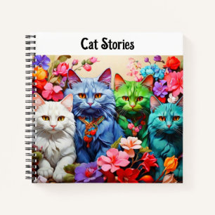 Cat Notebook für Katzen-Liebhaber Notizblock
