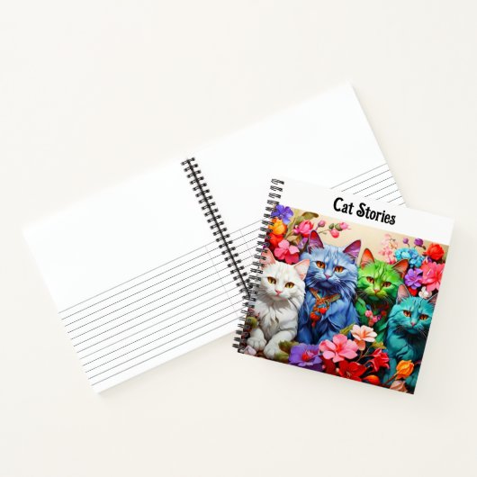 Cat Notebook für Katzen-Liebhaber Notizblock (Innenseite)