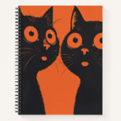 Cat Notebook Niedlich Back to School Journal für K Notizblock (Vorderseite)