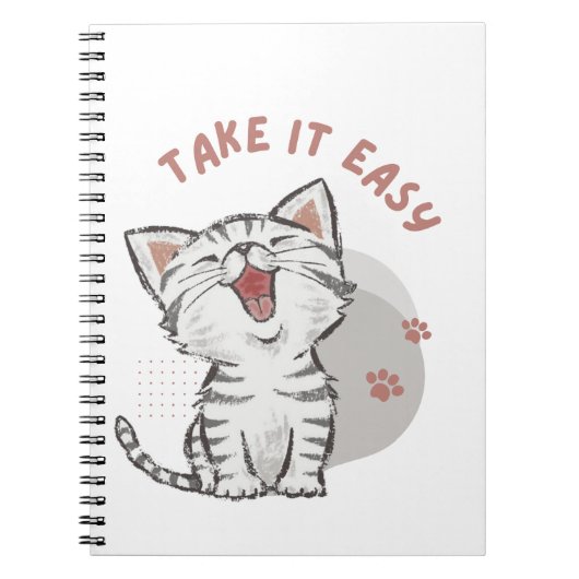 cat notebook notizblock (Vorderseite)