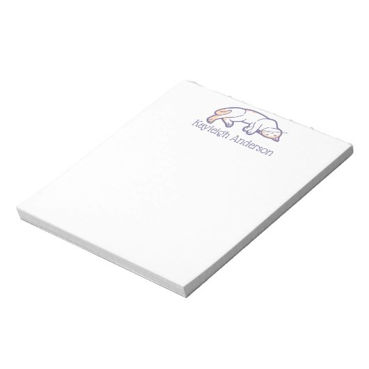 Cat Notepad laden Notizblock (Rotiert)
