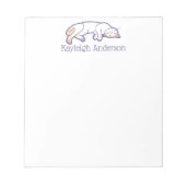 Cat Notepad laden Notizblock (Vorderseite)