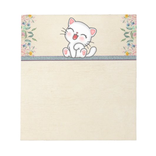 Cat Notepad Notizblock (Vorderseite)