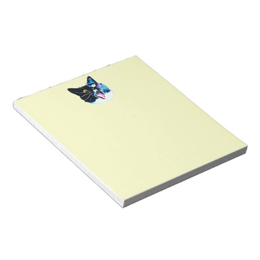 Cat Notepad Notizblock (angewinkelt)