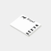 Cat Notes Post it Pad Post-it Klebezettel (angewinkelt)