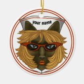 Cat Nurse Keramik Ornament (Vorne)