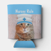 Cat Nurse Zitat Dosenkühler (Rückseite)