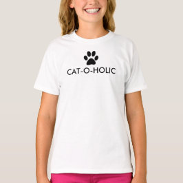 Cat-O-Alkoholischer Cat Spaß T-Shirt