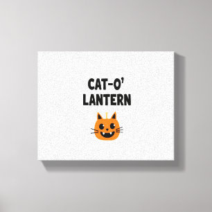 Cat-O'-Lantern 3 Leinwanddruck