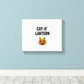 Cat-O'-Lantern 3 Leinwanddruck (Insitu (Holzboden))
