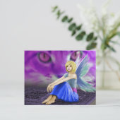 Cat Obsts Fairy Postkarte (Stehend Vorderseite)