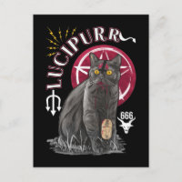 Cat Occult Kitten Gothic Animal Satan