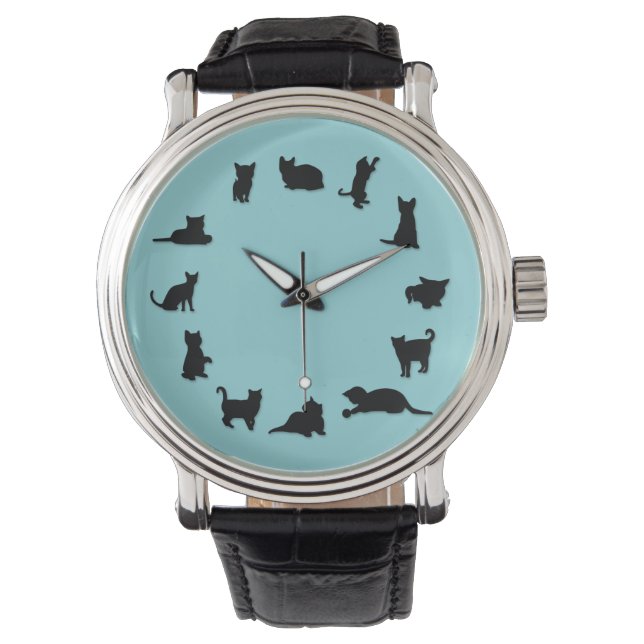 Cat O'Clock Watch Armbanduhr (Vorderseite)