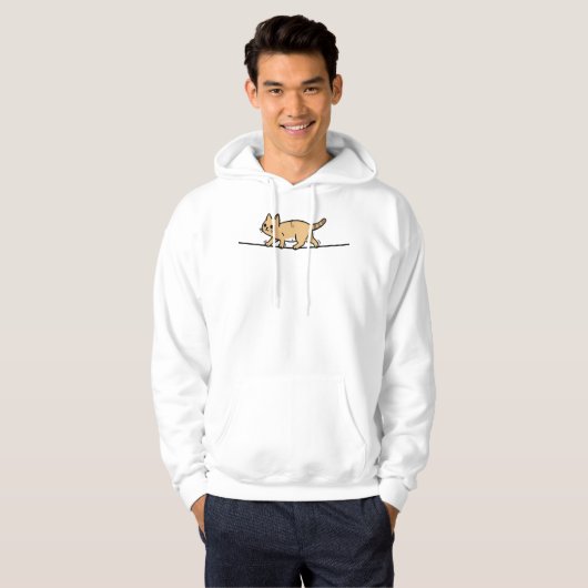 Cat On a Wire Hoodie (Vorne ganz)