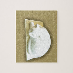 Cat on Gold Box II Puzzle