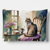 Cat on Sessel painting Zubehörtasche (Vorderseite)