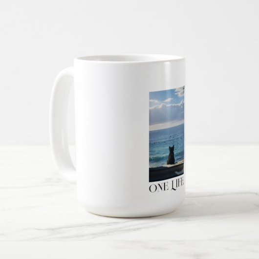 Cat One Life Kaffeetasse (Vorderseite Links)