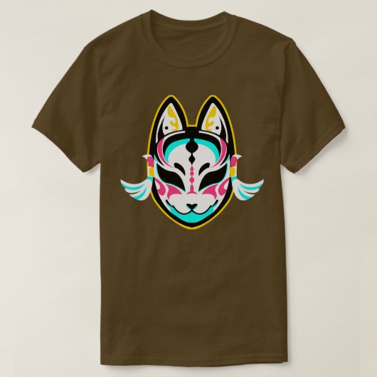 Cat Oni Mask T-Shirt (Design vorne)