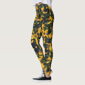 Cat Orange Pattern Leggings (Links)