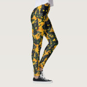 Cat Orange Pattern Leggings (Rechts)