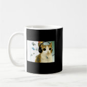 Cat Owl Funny Cursed Internet Trendy Meme Funny Me Kaffeetasse (Links)