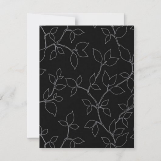 Cat & Owl Halloween Brautdusche Einladung (Rückseite)