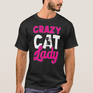 Cat Owner Blume Crazy Cat Lady 1 T-Shirt
