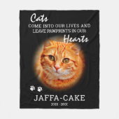 Cat Owner | Drucke in unserem Hearts Pet Memorial Fleecedecke (Vorderseite)
