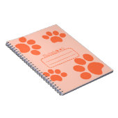 Cat Pads orange Tagebuch (Rechte Seite)