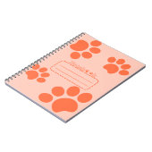 Cat Pads orange Tagebuch (Linke Seite)