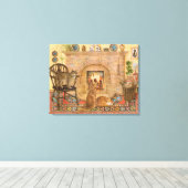 Cat Painting-Leinwand Leinwanddruck (Insitu (Holzboden))