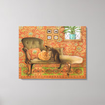 Cat Painting-Leinwand