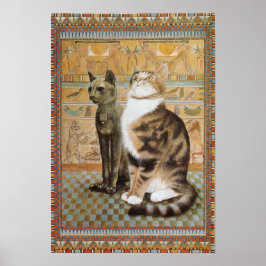 Cat Painting Poster