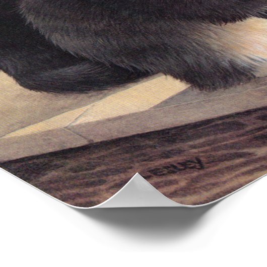 Cat Painting Poster (Ecke)