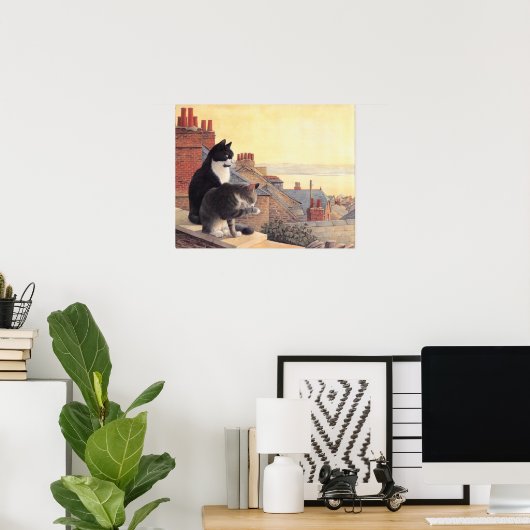 Cat Painting Poster (Heimbüro)