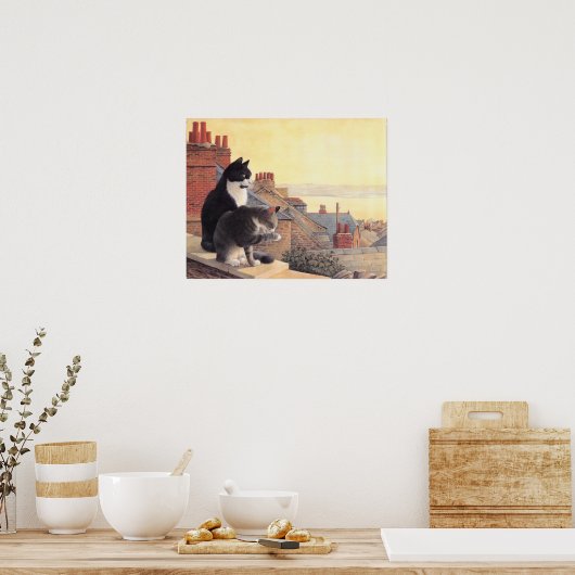 Cat Painting Poster (Küche)