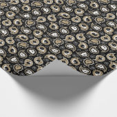 Cat Paisley Geschenkpapier (Ecke)