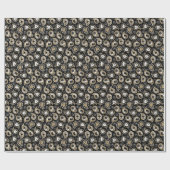 Cat Paisley Geschenkpapier (Flach)