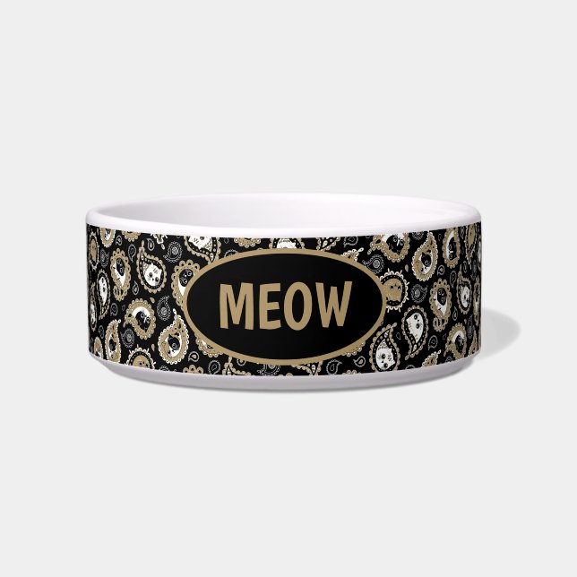 Cat Paisley Napf (Vorderseite)