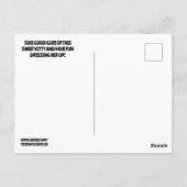 CAT PAPER DOLL VINTAGE POSTCARD POSTKARTE (Rückseite)