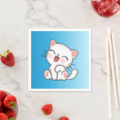 Cat Paper Napkin Serviette (Beispiel)