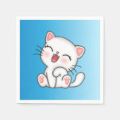 Cat Paper Napkin Serviette (Vorderseite)