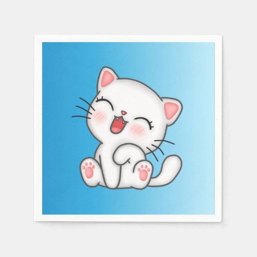 Cat Paper Napkin Serviette (Vorderseite)