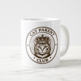 Cat Parent Club – For Humans Owned by Cats Jumbo-Tasse