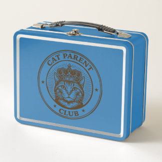 Cat Parent Club – For Humans Owned by Cats Metall Brotdose