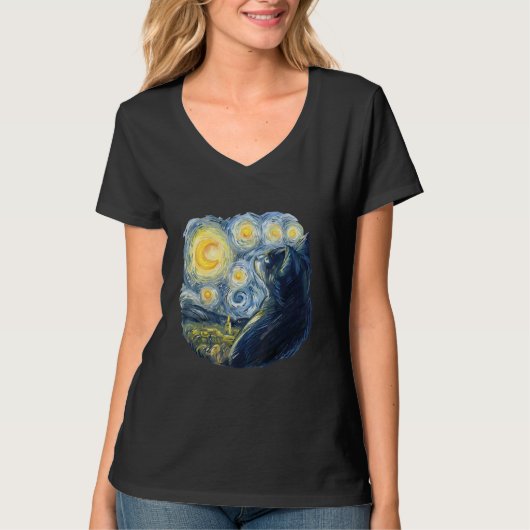 Cat  Parody Painting T-Shirt (Vorderseite)