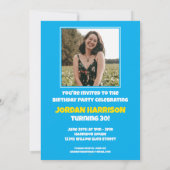 Cat Party Einladung (Rückseite)