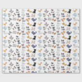 Cat Party Geschenkpapier (Flach)