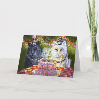 Cat Party Karte